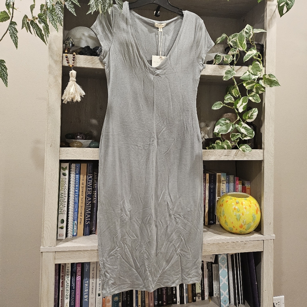 Elegant Gray Women's Dress